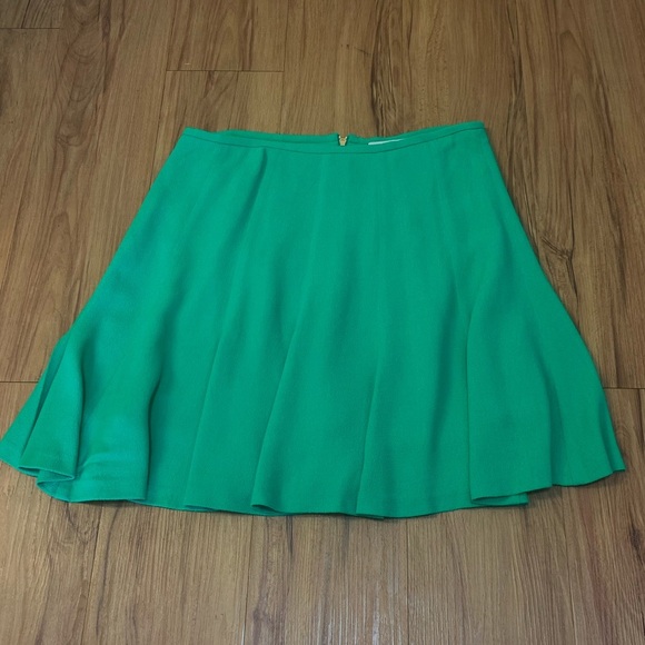 Sandro Juliette Emerald Green Flared Mini Skirt - Picture 4 of 15